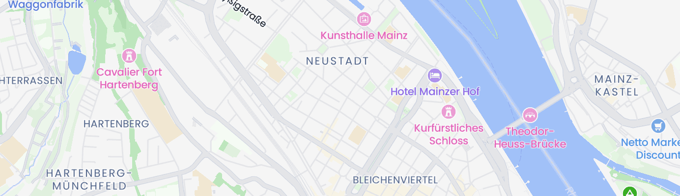 Karte mit dem ungefähren Standort