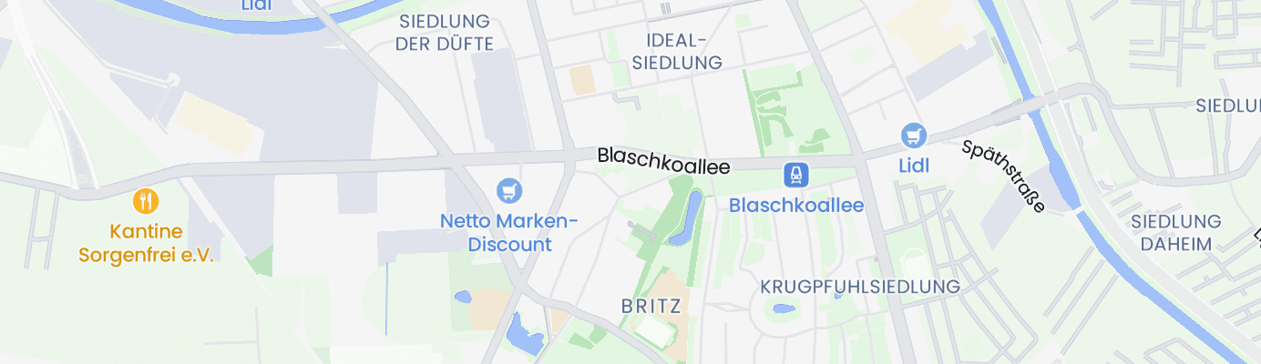 Karte mit dem ungefähren Standort