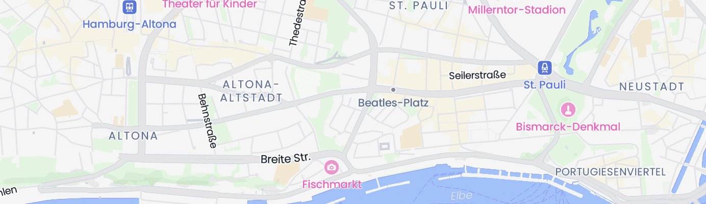 Karte mit dem ungefähren Standort