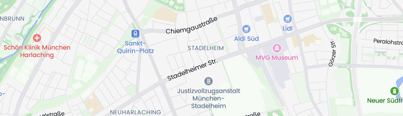 Karte mit dem ungefähren Standort