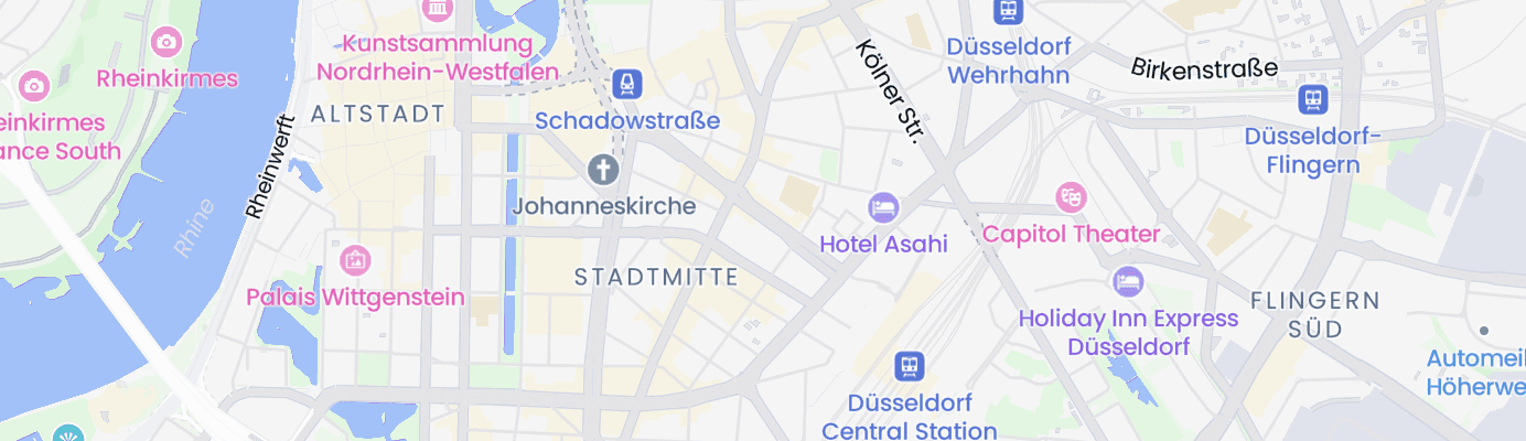 Map showing the approximate location