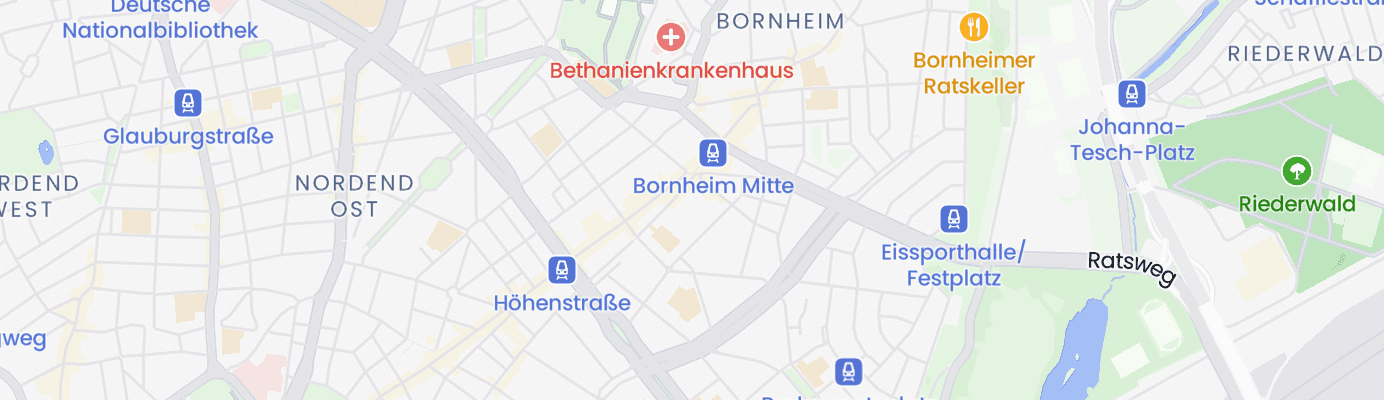 Karte mit dem ungefähren Standort
