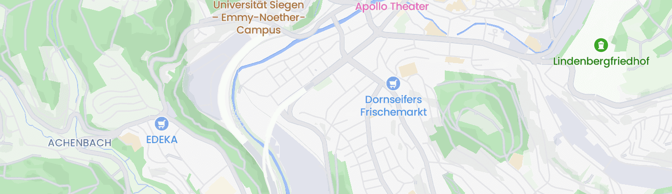 Karte mit dem ungefähren Standort