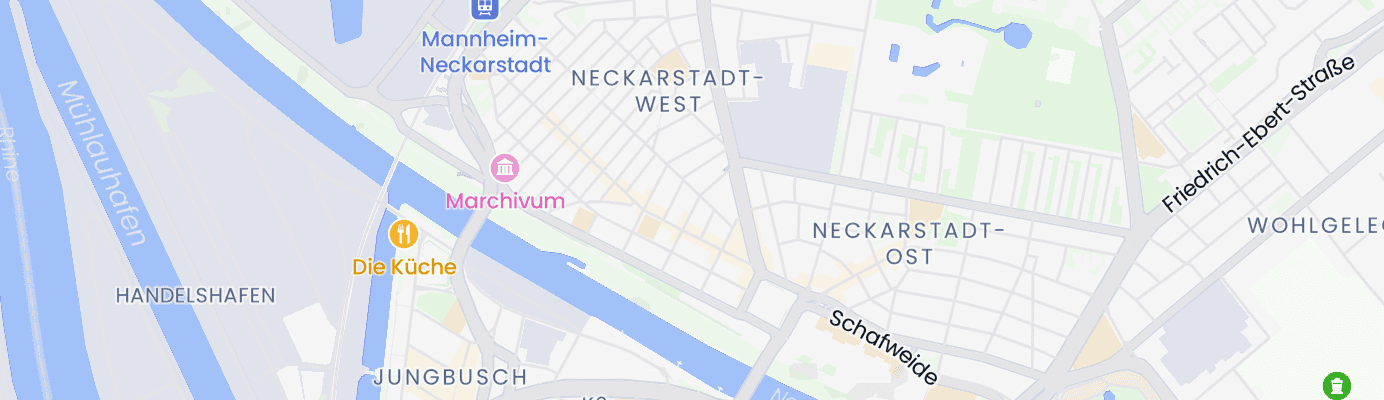 Karte mit dem ungefähren Standort