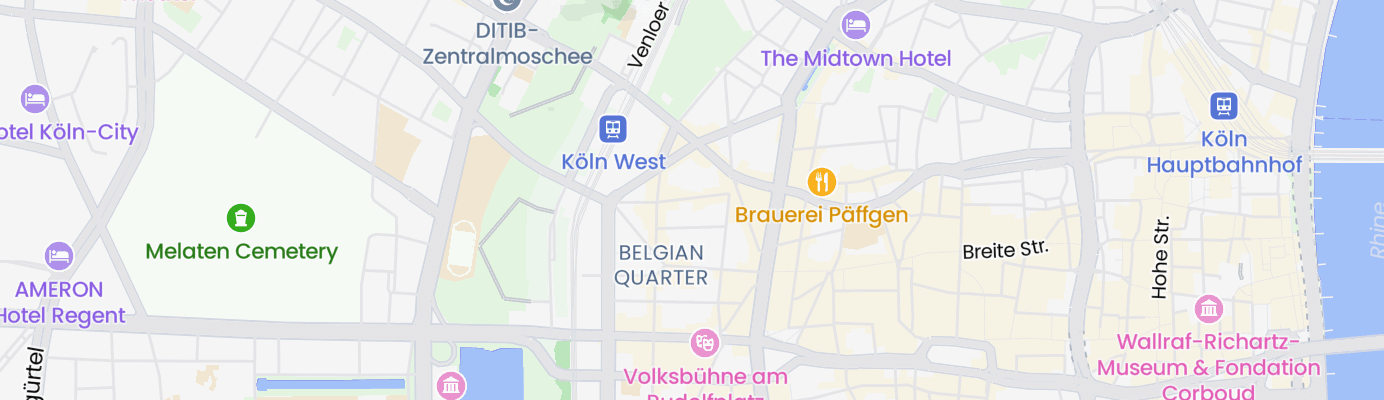 Karte mit dem ungefähren Standort
