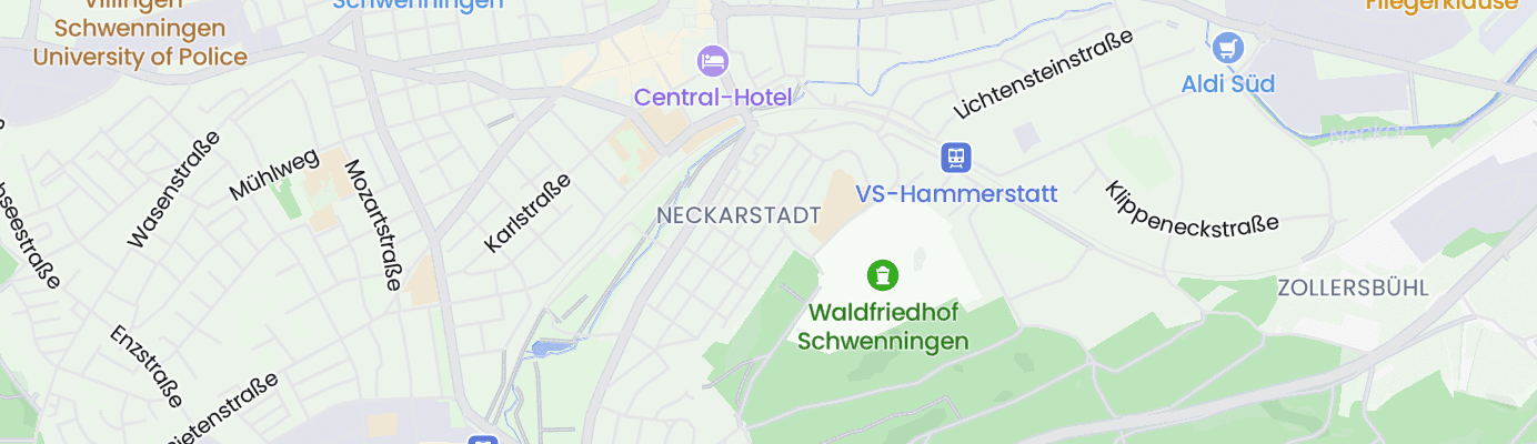 Karte mit dem ungefähren Standort
