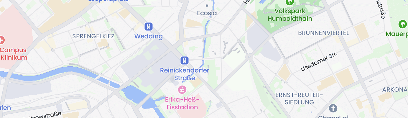 Karte mit dem ungefähren Standort