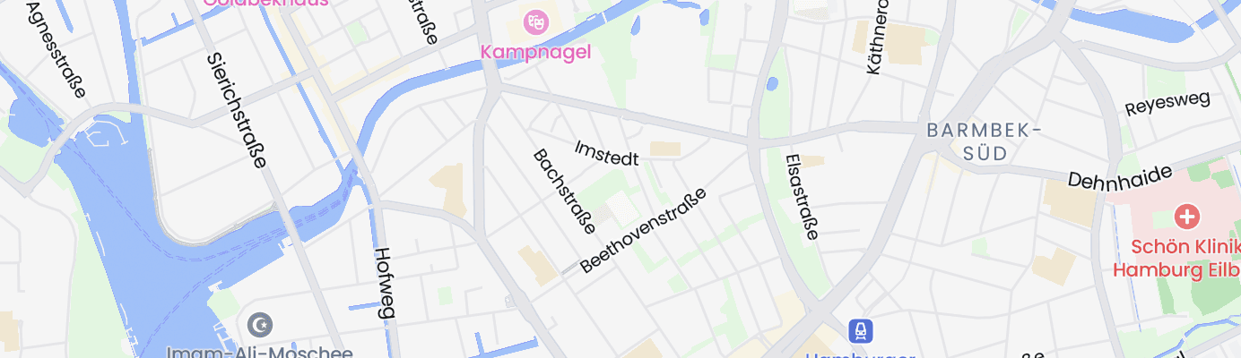 Karte mit dem ungefähren Standort
