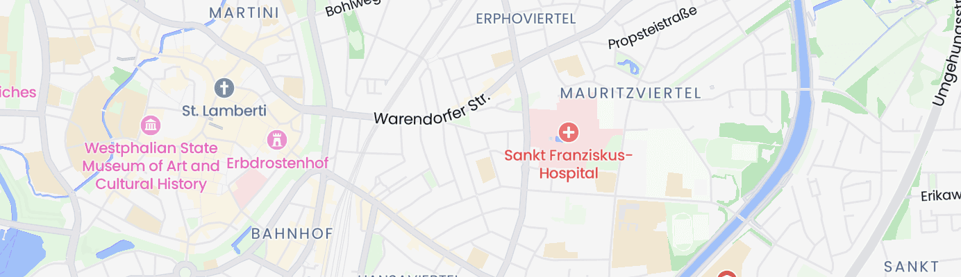 Karte mit dem ungefähren Standort