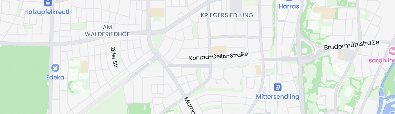 Karte mit dem ungefähren Standort