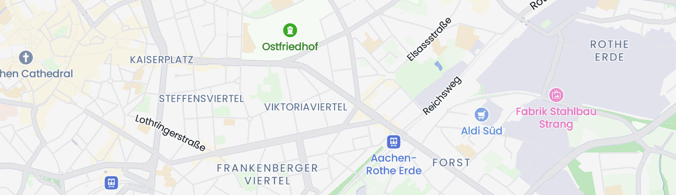 Karte mit dem ungefähren Standort