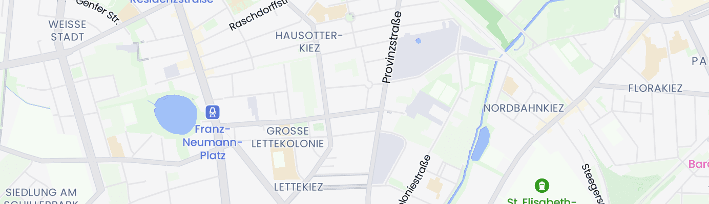 Karte mit dem ungefähren Standort