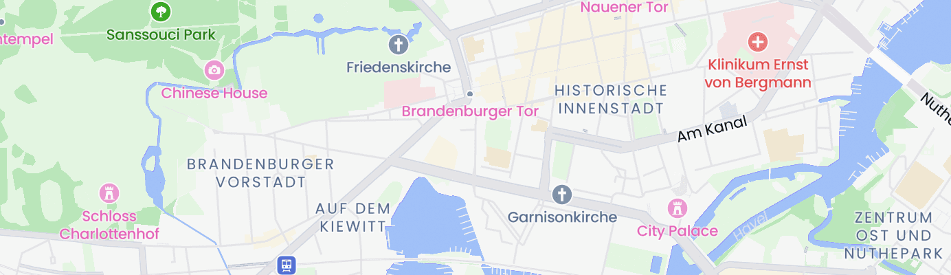 Karte mit dem ungefähren Standort
