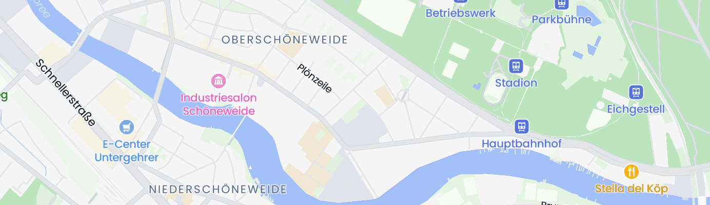 Karte mit dem ungefähren Standort
