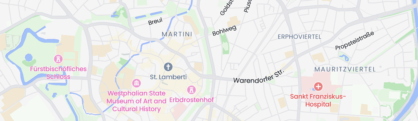 Karte mit dem ungefähren Standort