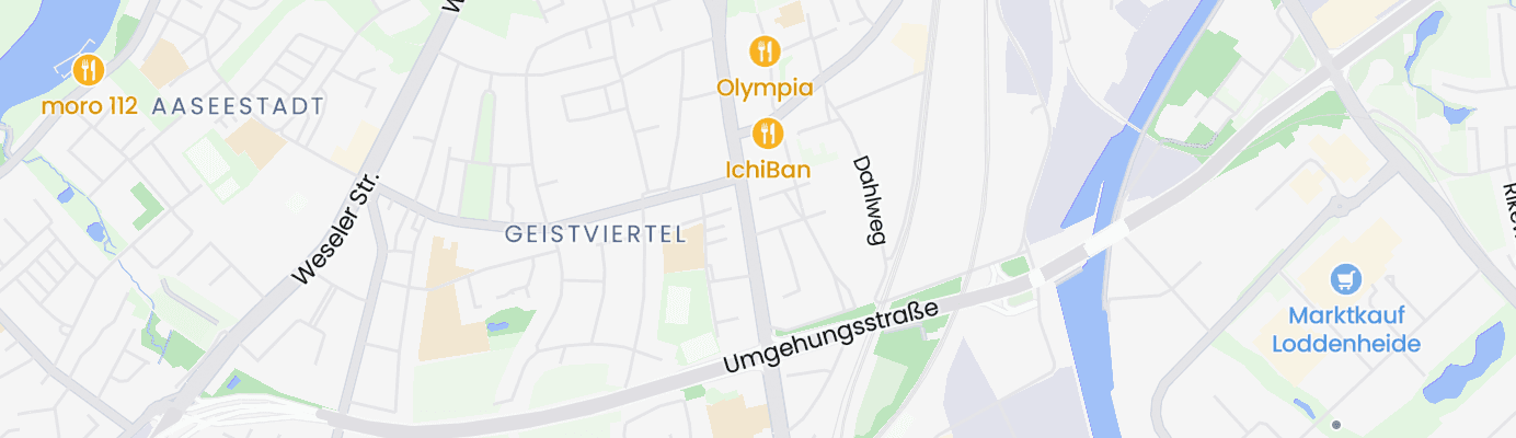 Karte mit dem ungefähren Standort