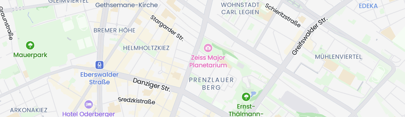 Karte mit dem ungefähren Standort