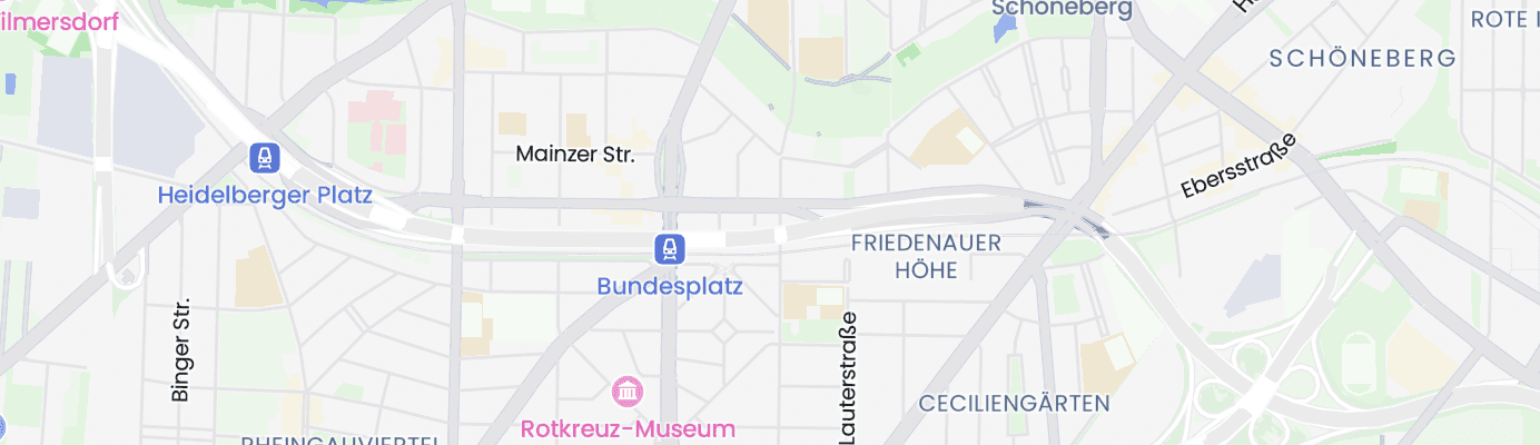 Karte mit dem ungefähren Standort