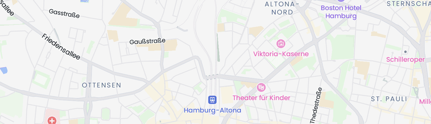 Karte mit dem ungefähren Standort