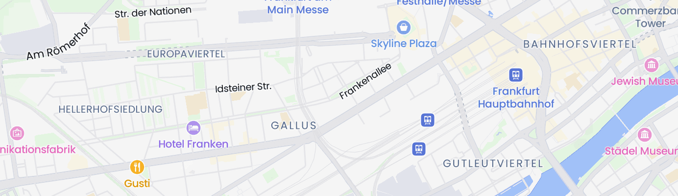 Karte mit dem ungefähren Standort