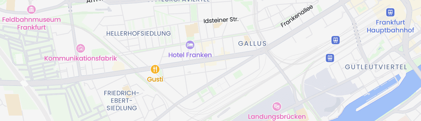 Karte mit dem ungefähren Standort