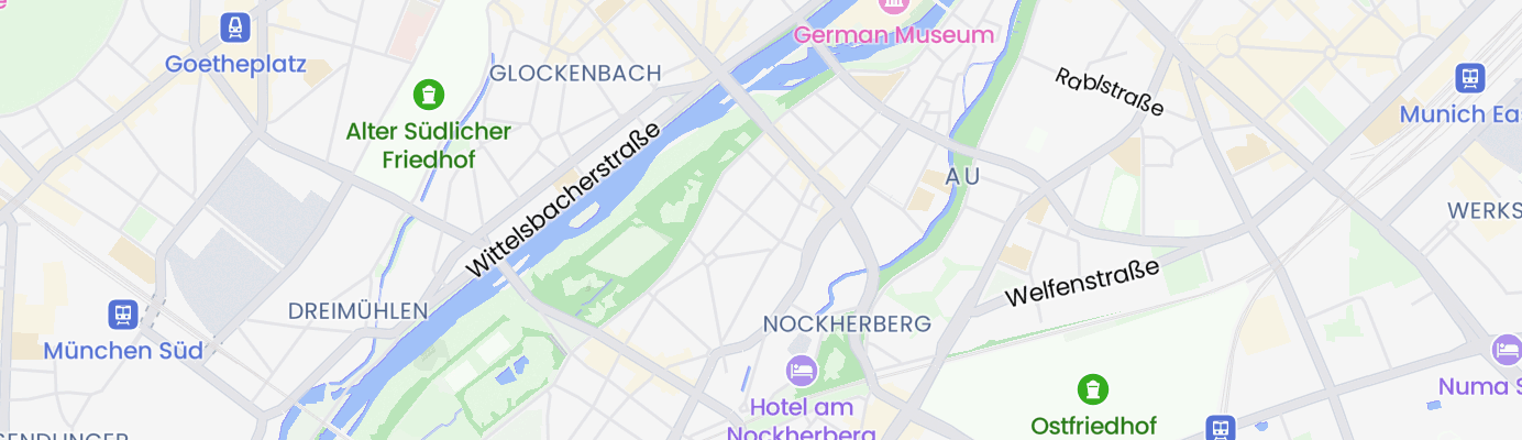 Karte mit dem ungefähren Standort