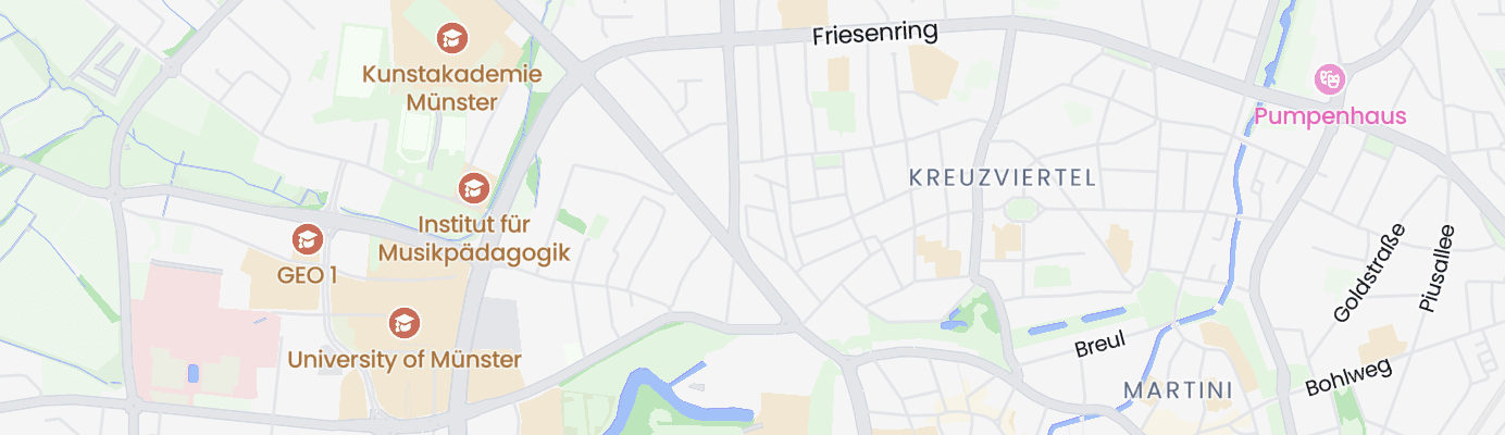 Karte mit dem ungefähren Standort