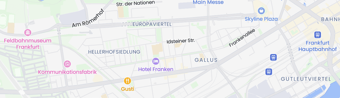 Karte mit dem ungefähren Standort