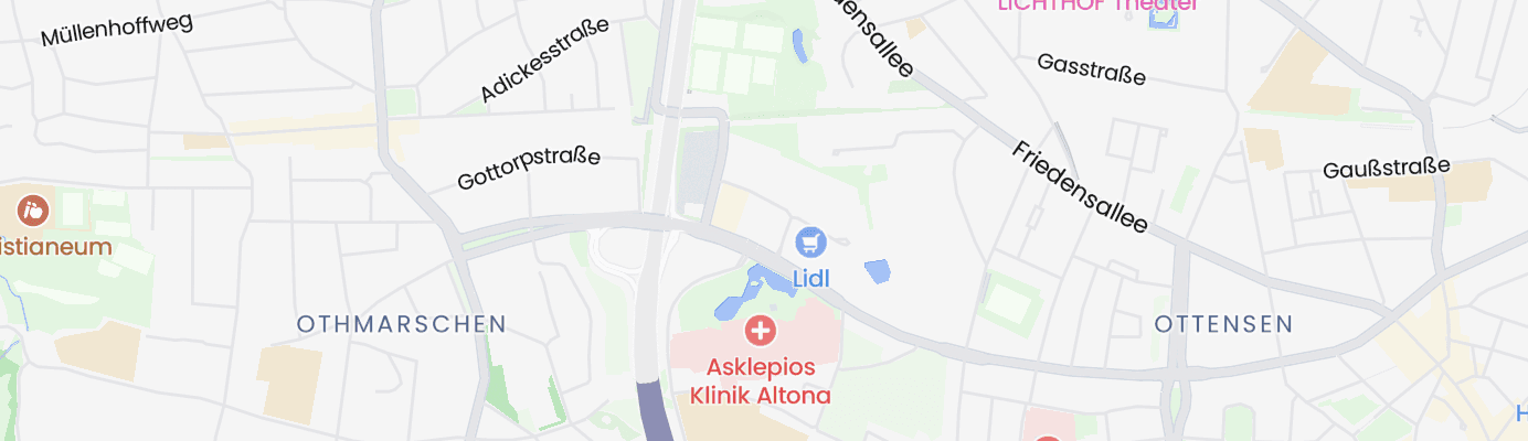 Karte mit dem ungefähren Standort