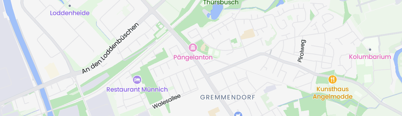 Karte mit dem ungefähren Standort