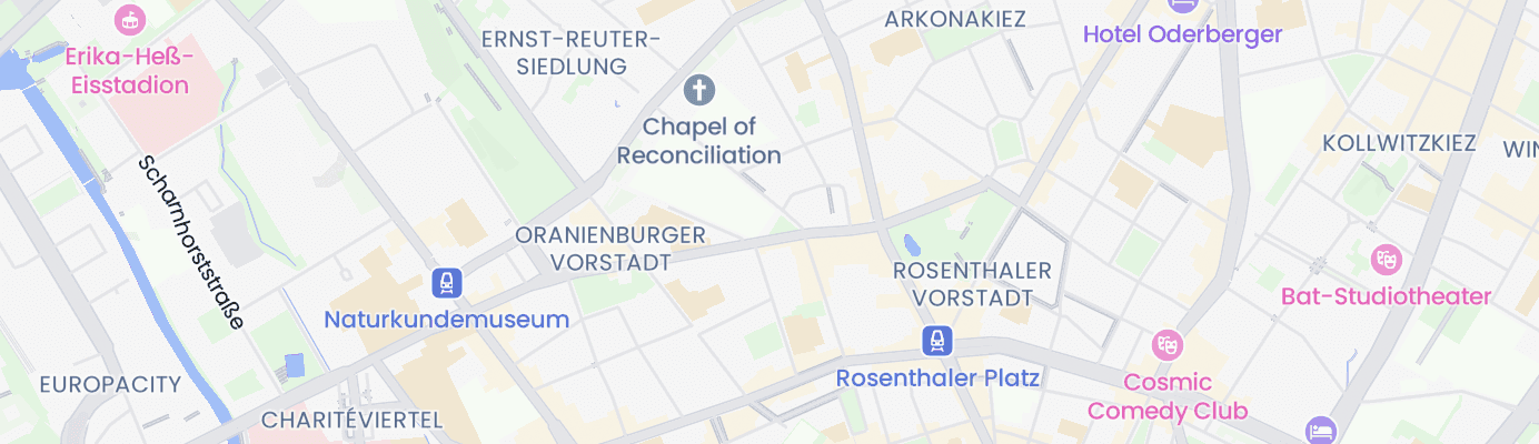 Karte mit dem ungefähren Standort