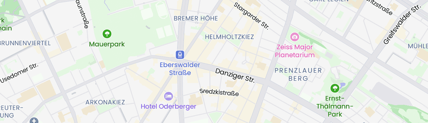 Karte mit dem ungefähren Standort