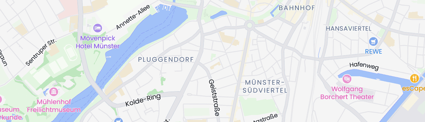 Karte mit dem ungefähren Standort