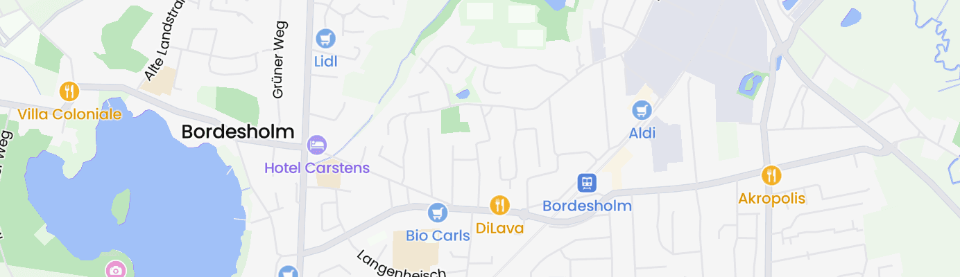 Karte mit dem ungefähren Standort