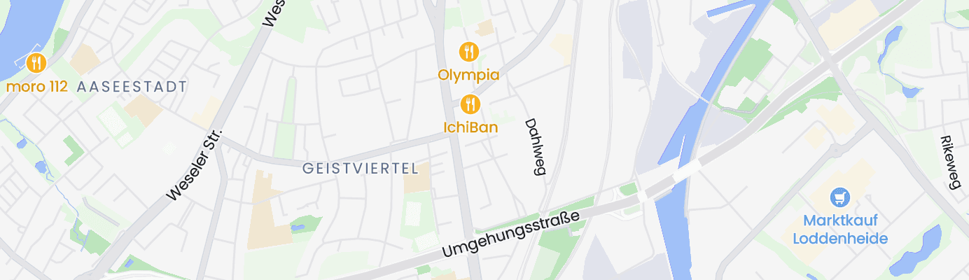 Karte mit dem ungefähren Standort