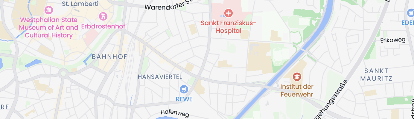 Karte mit dem ungefähren Standort