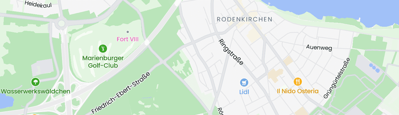 Karte mit dem ungefähren Standort