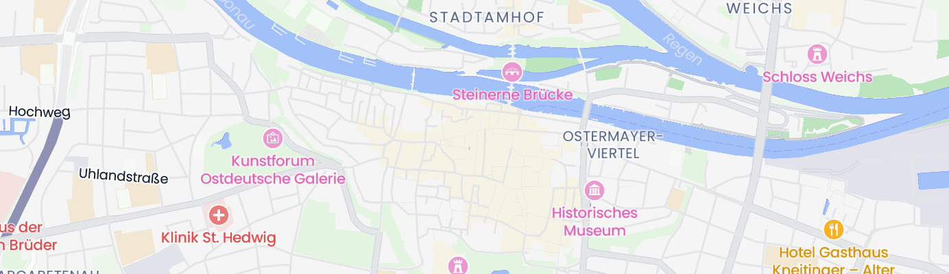 Map showing the approximate location