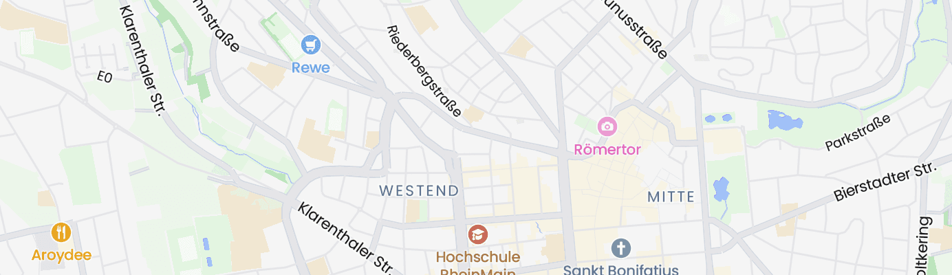 Karte mit dem ungefähren Standort