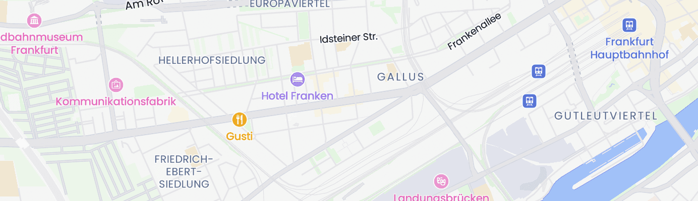Karte mit dem ungefähren Standort