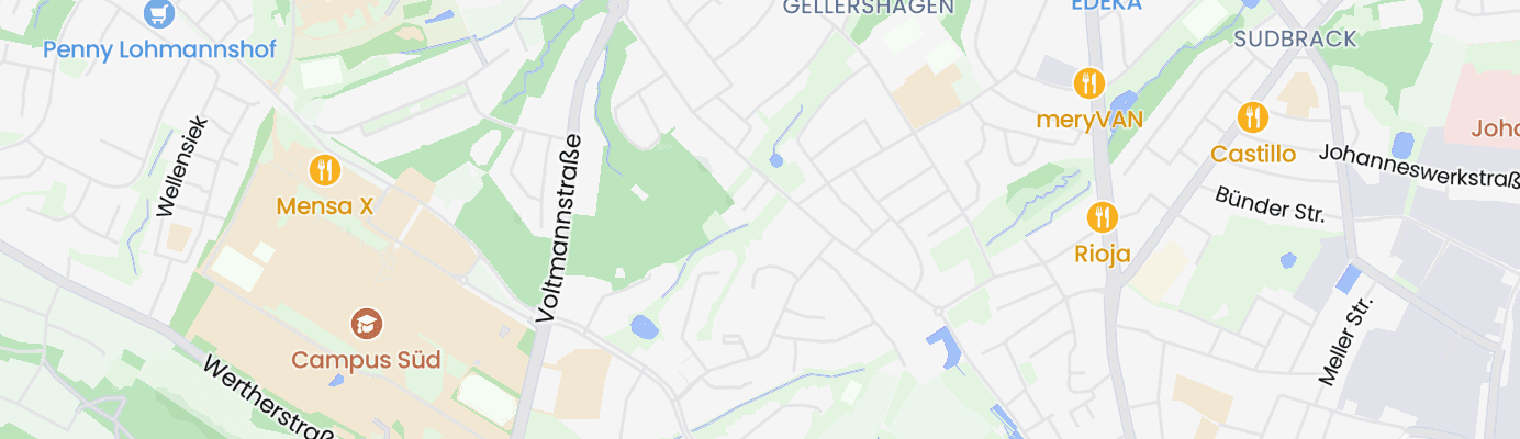 Karte mit dem ungefähren Standort