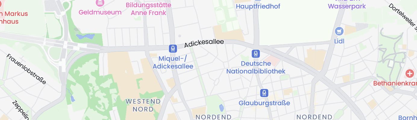 Karte mit dem ungefähren Standort