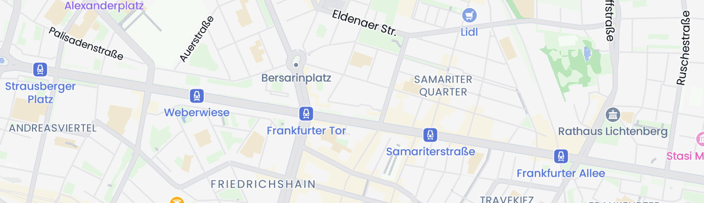 Karte mit dem ungefähren Standort