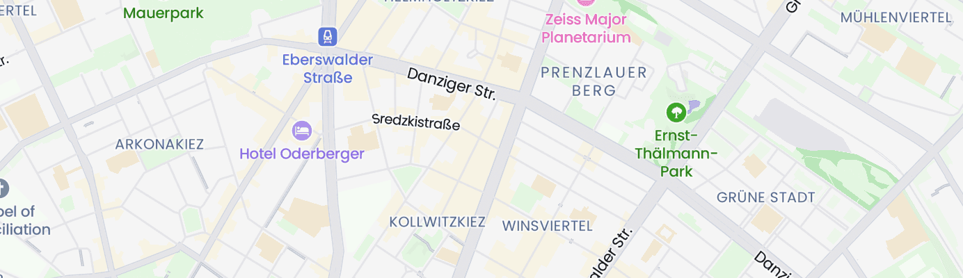 Karte mit dem ungefähren Standort