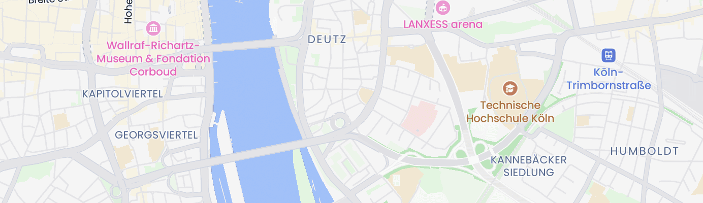 Karte mit dem ungefähren Standort