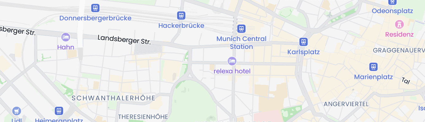 Karte mit dem ungefähren Standort