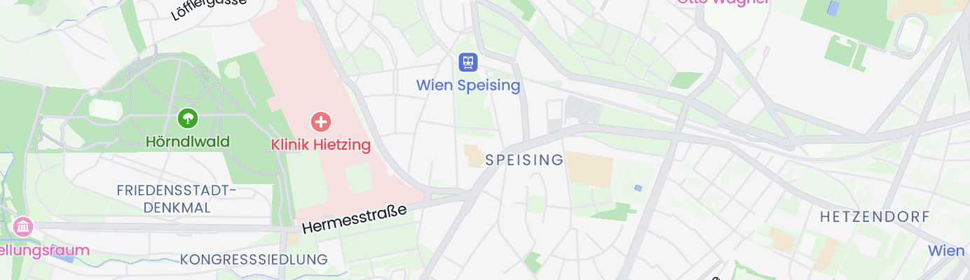 Karte mit dem ungefähren Standort