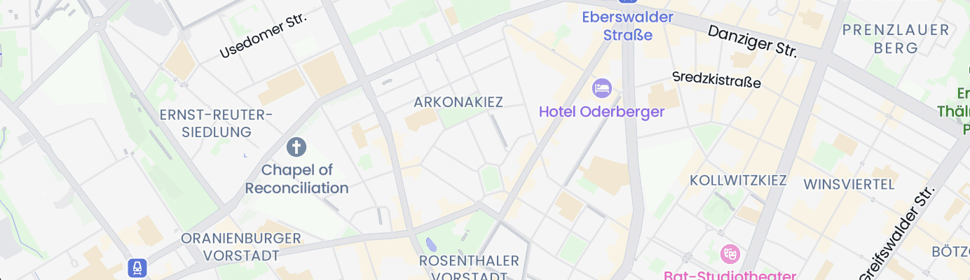 Karte mit dem ungefähren Standort