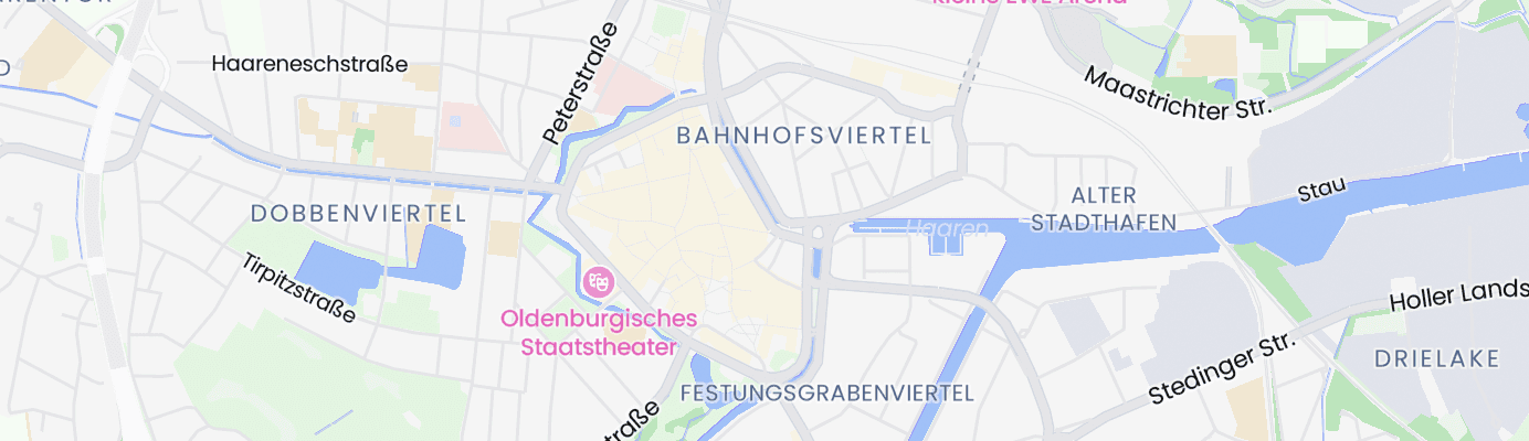 Karte mit dem ungefähren Standort
