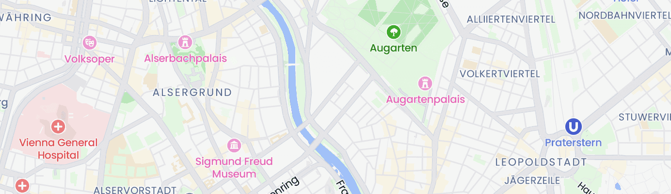 Karte mit dem ungefähren Standort